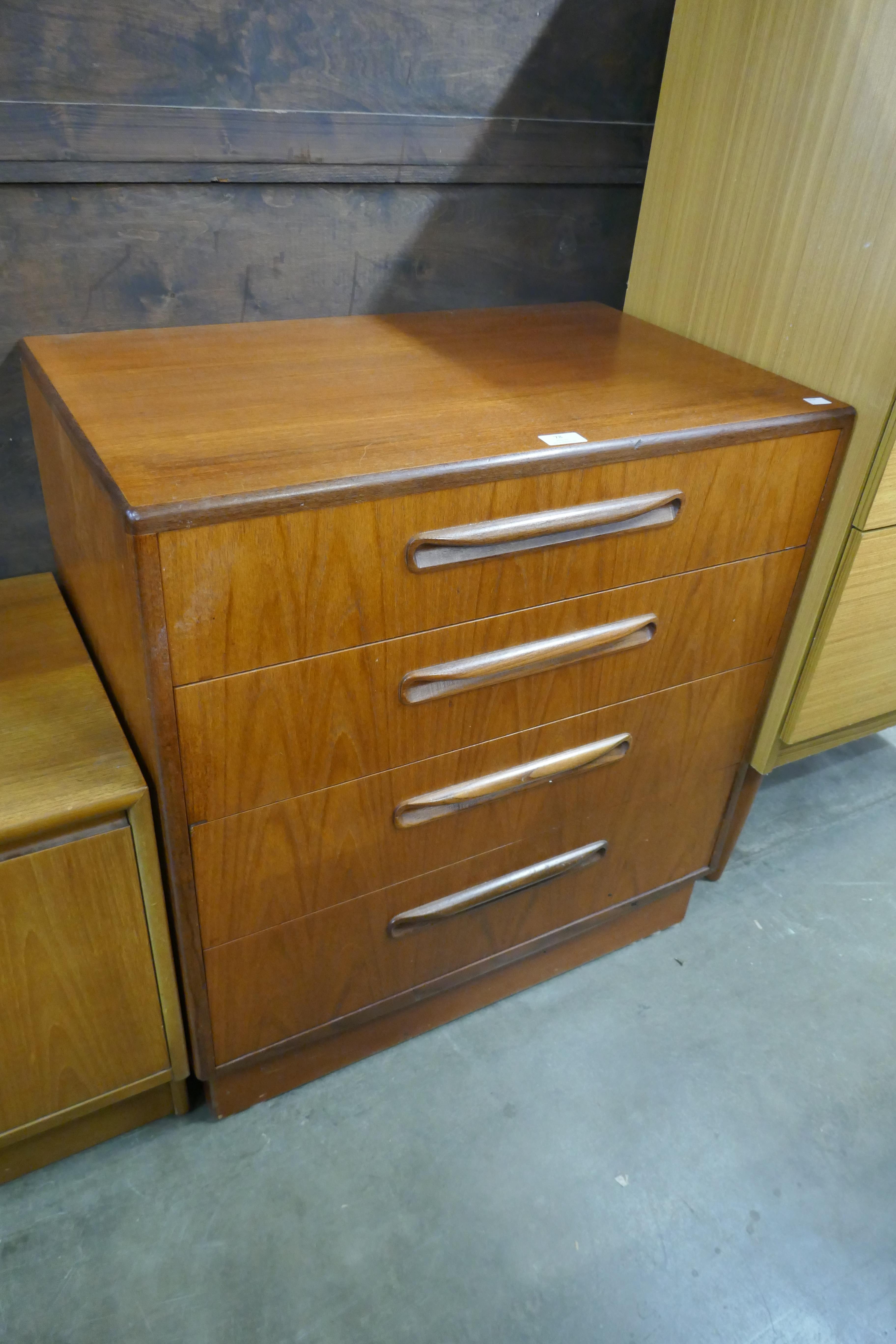 A G-Plan Fresco teak chest of drawers