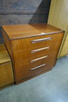 A G-Plan Fresco teak chest of drawers