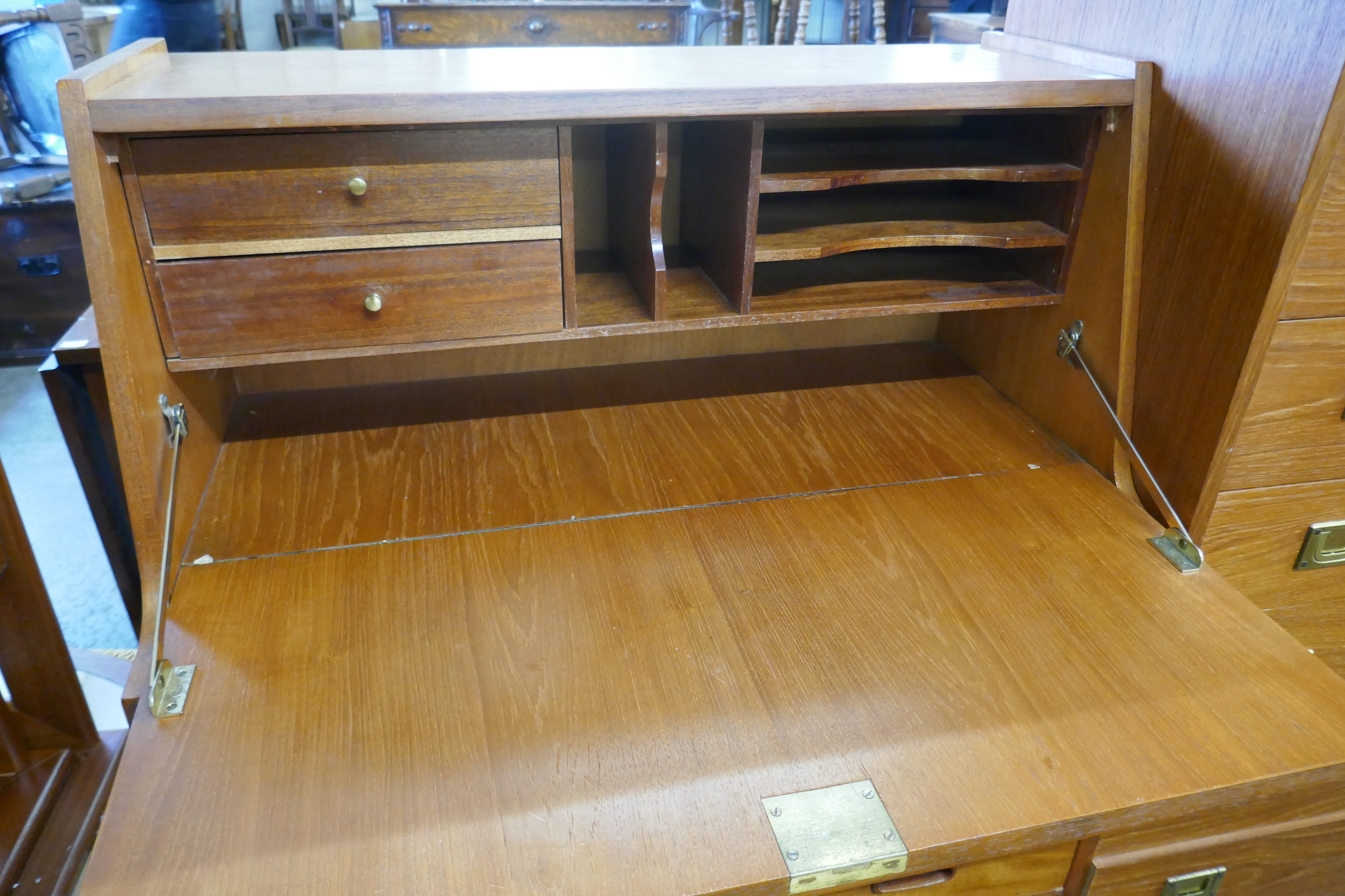 A Danish teak bureau - Image 3 of 4