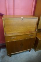 A Jentique teak bureau