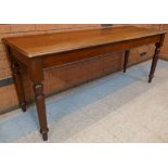 A Victorian mahogany serving table