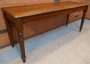 A Victorian mahogany serving table