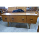 A teak sideboard