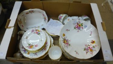 A collection of Royal Crown Derby, Derby Posies tea and dinnerware