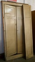 Victorian pine cupboard doors