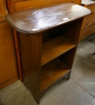 A small Arts and Crafts beech bookcase