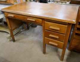 An oak desk