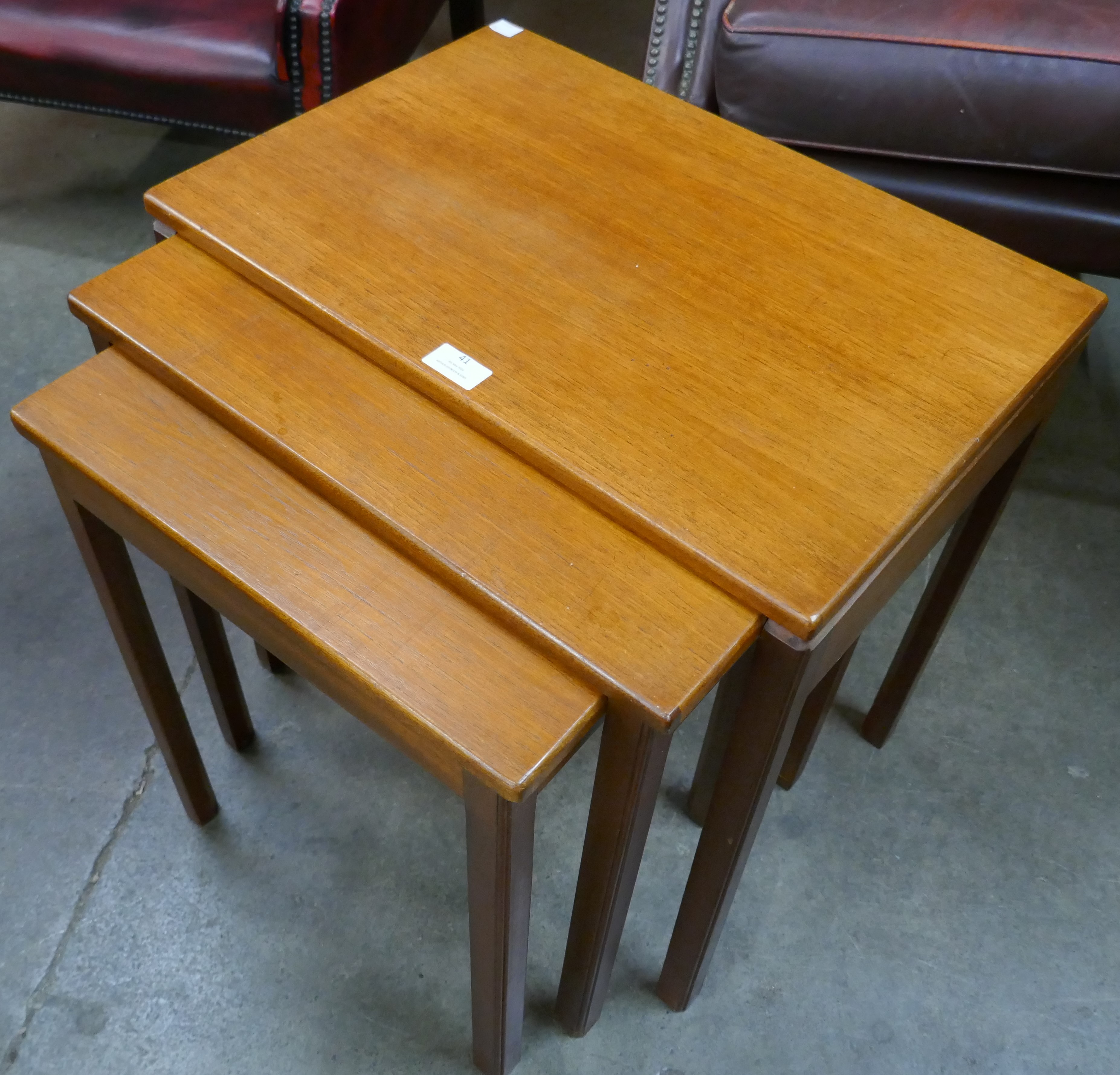 A McIntosh D2 model teak nest of tables - Image 2 of 2