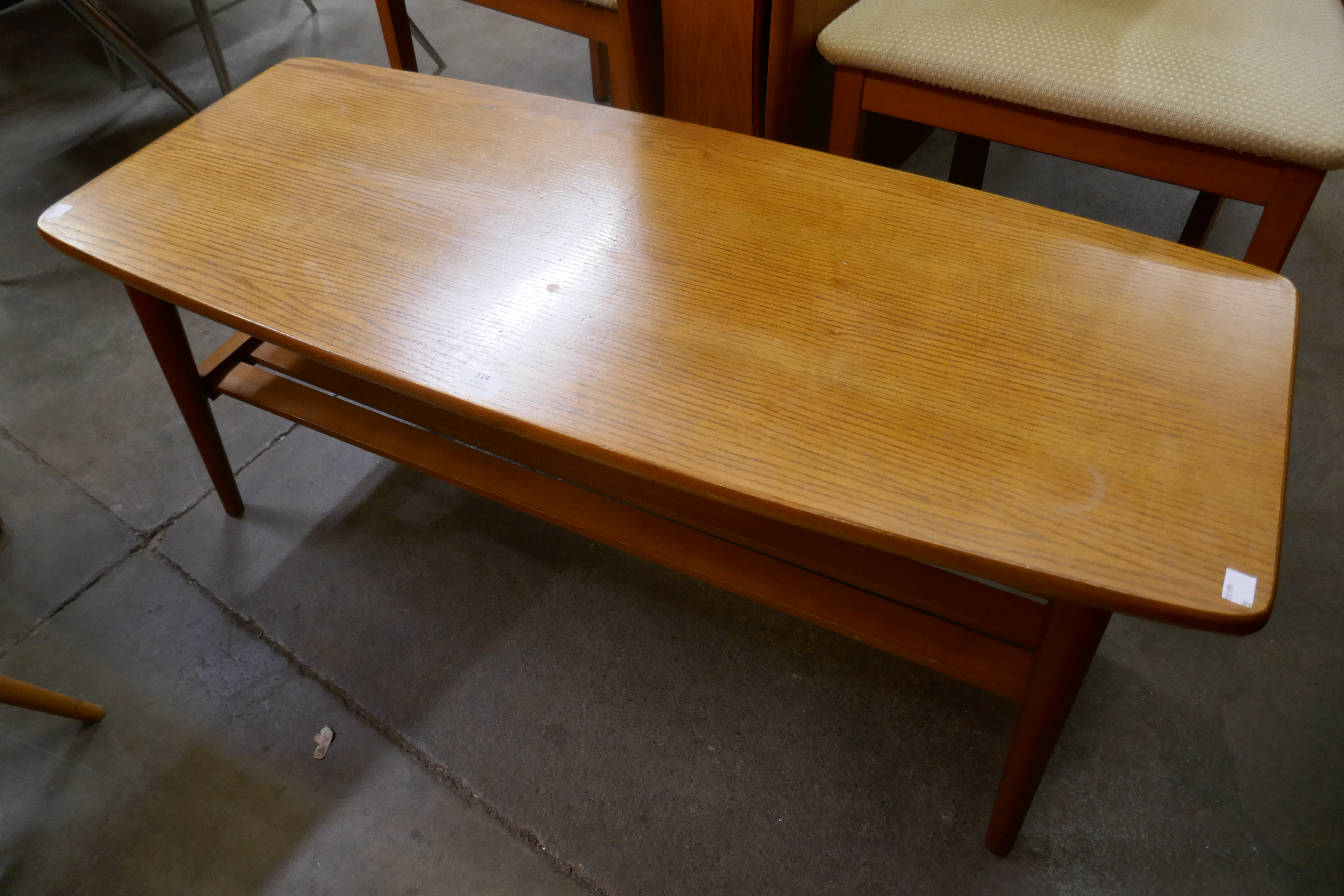 A teak coffee table - Image 2 of 2