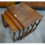 A G-Plan Quadrille teak nest of tables