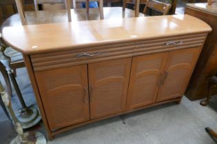 A Angraves bamboo effect sideboard