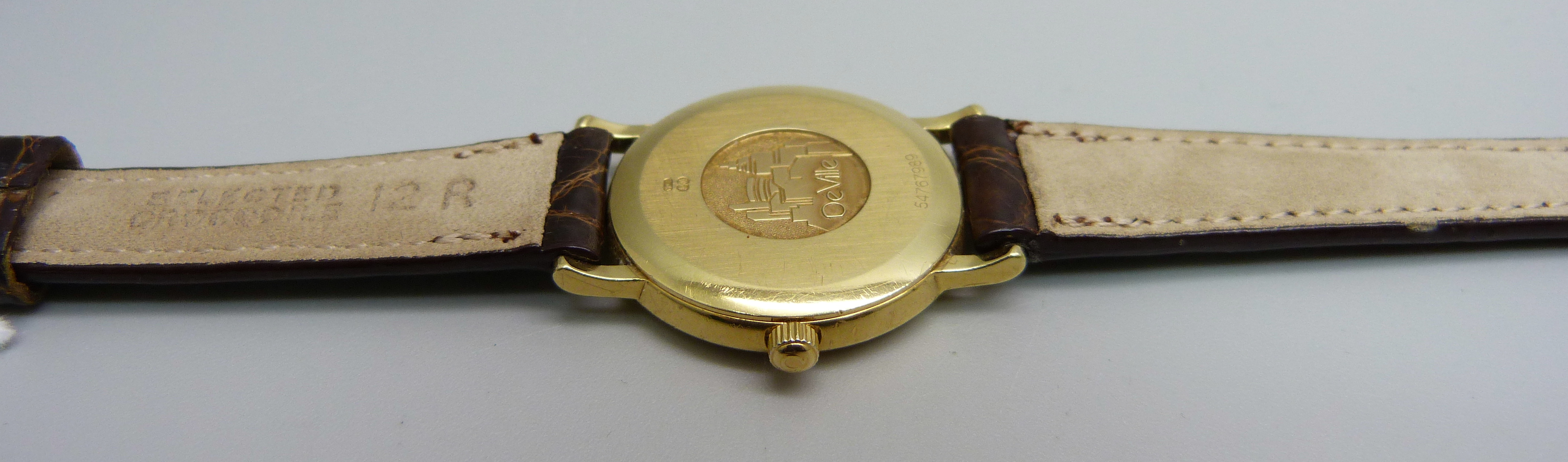 A lady's 18ct gold cased Omega De Ville wristwatch, 24mm case - Image 5 of 6