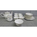 A Royal Grafton six setting tea service, 22 pieces **PLEASE NOTE THIS LOT IS NOT ELIGIBLE FOR IN-