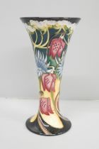 A Moorcroft Debden Lane vase, 2009, signed Emma Bossons to the base, 21cm, boxed