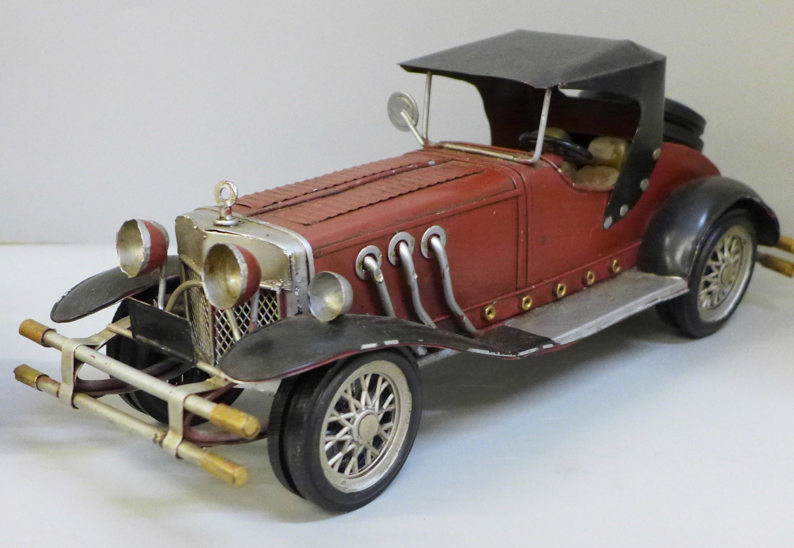 Two modern pressed steel vintage cars - Image 3 of 6