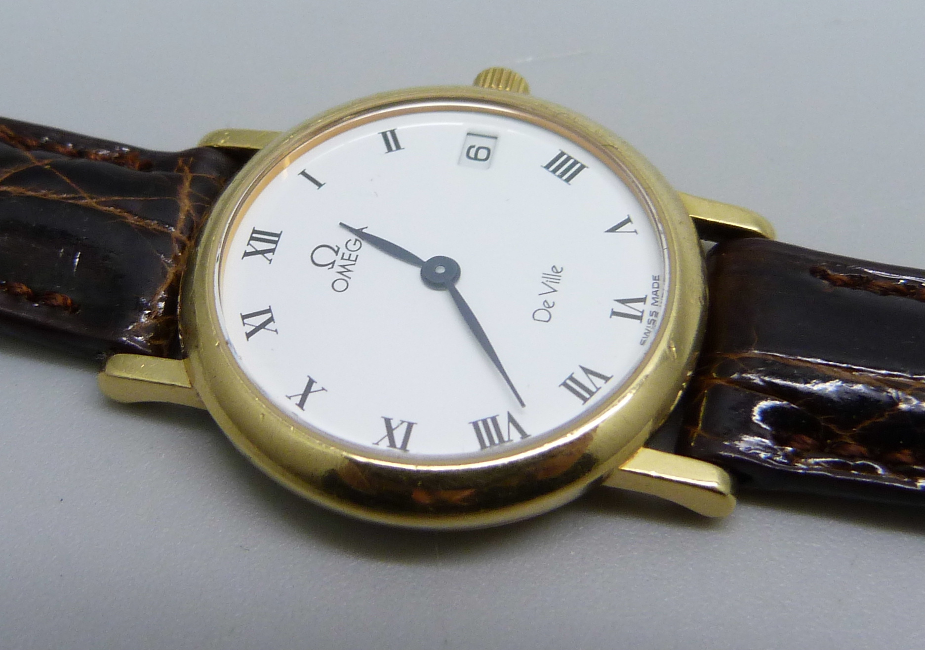 A lady's 18ct gold cased Omega De Ville wristwatch, 24mm case - Image 6 of 6