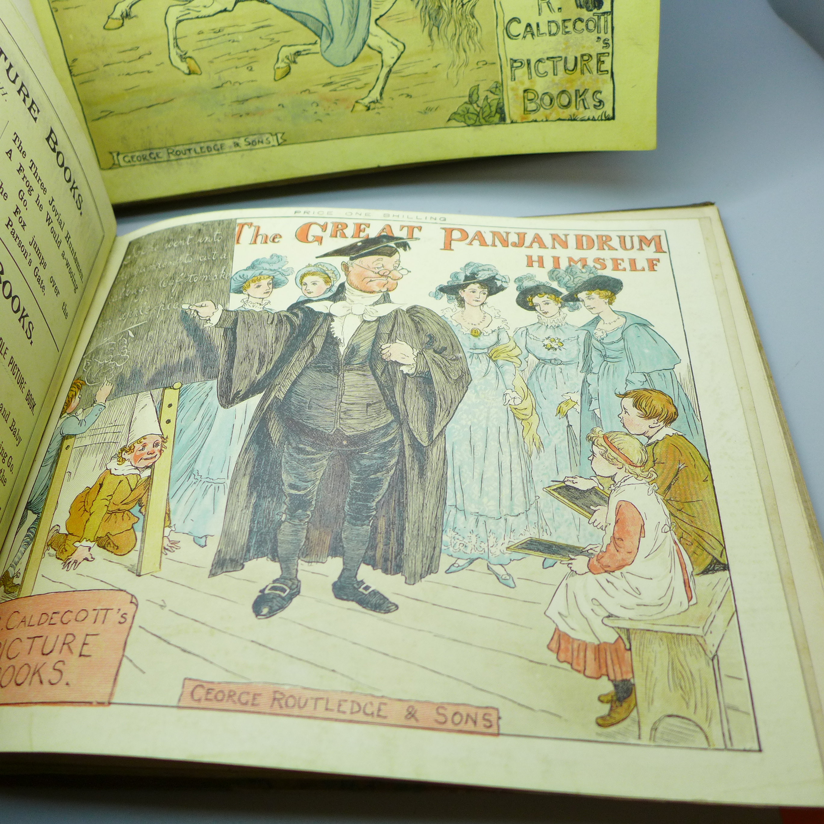 Two hardback volumes of R. Caldecott's picture books, published by George Routledge and Sons ( - Image 2 of 8