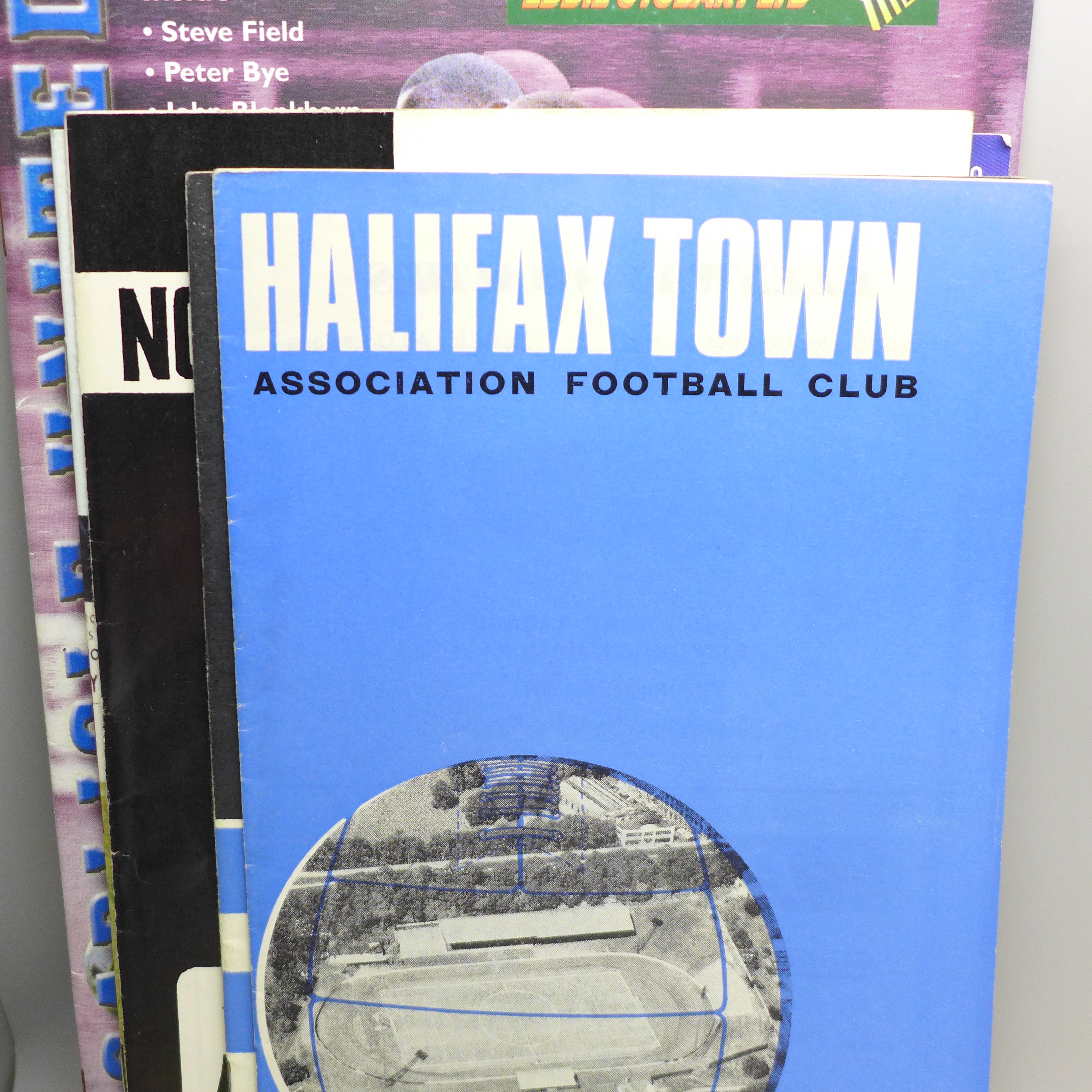 Football memorabilia; a collection of Halifax Town programmes, 1950s onwards (23) - Image 3 of 4