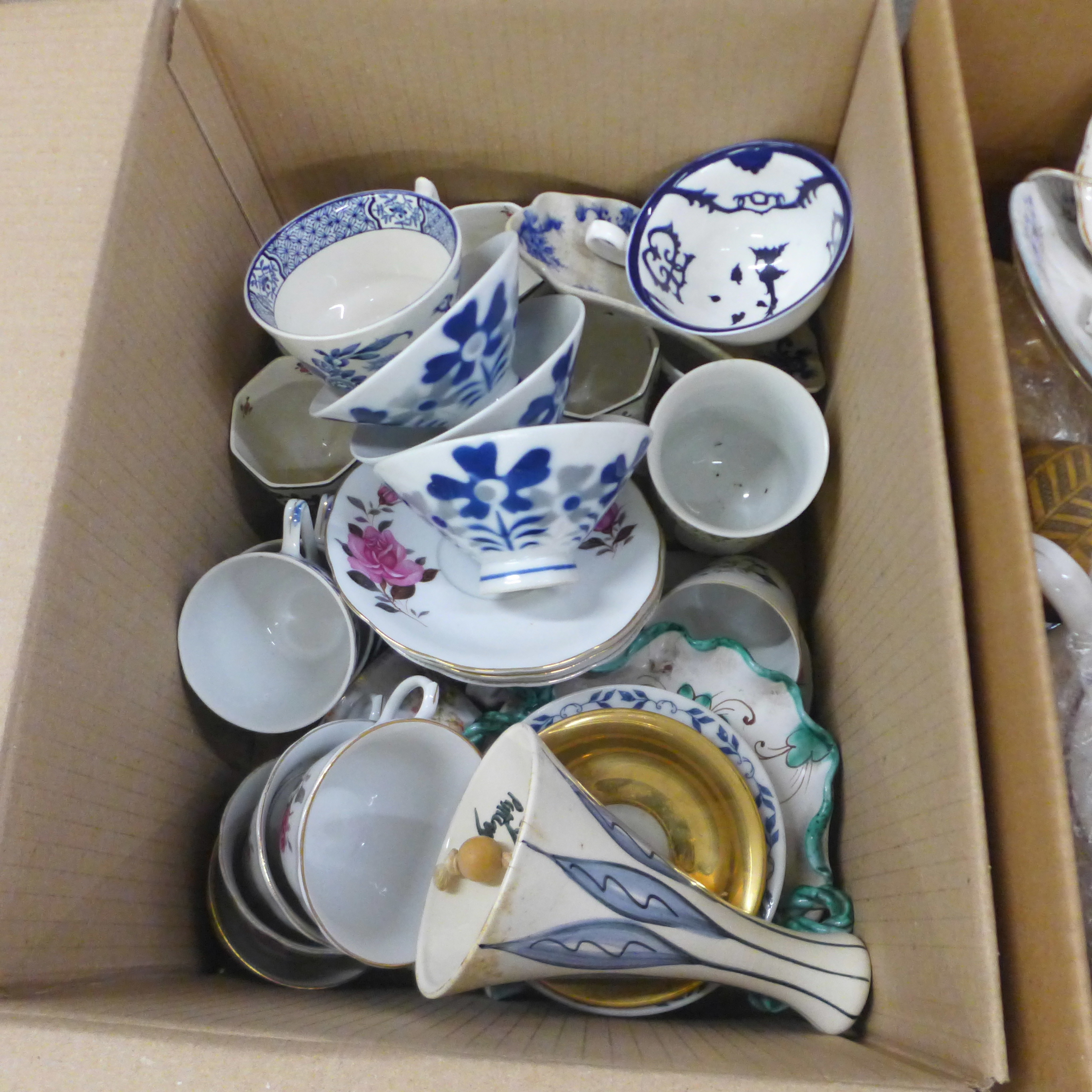 Three boxes of mixed decorative china **PLEASE NOTE THIS LOT IS NOT ELIGIBLE FOR IN-HOUSE POSTING - Image 4 of 4