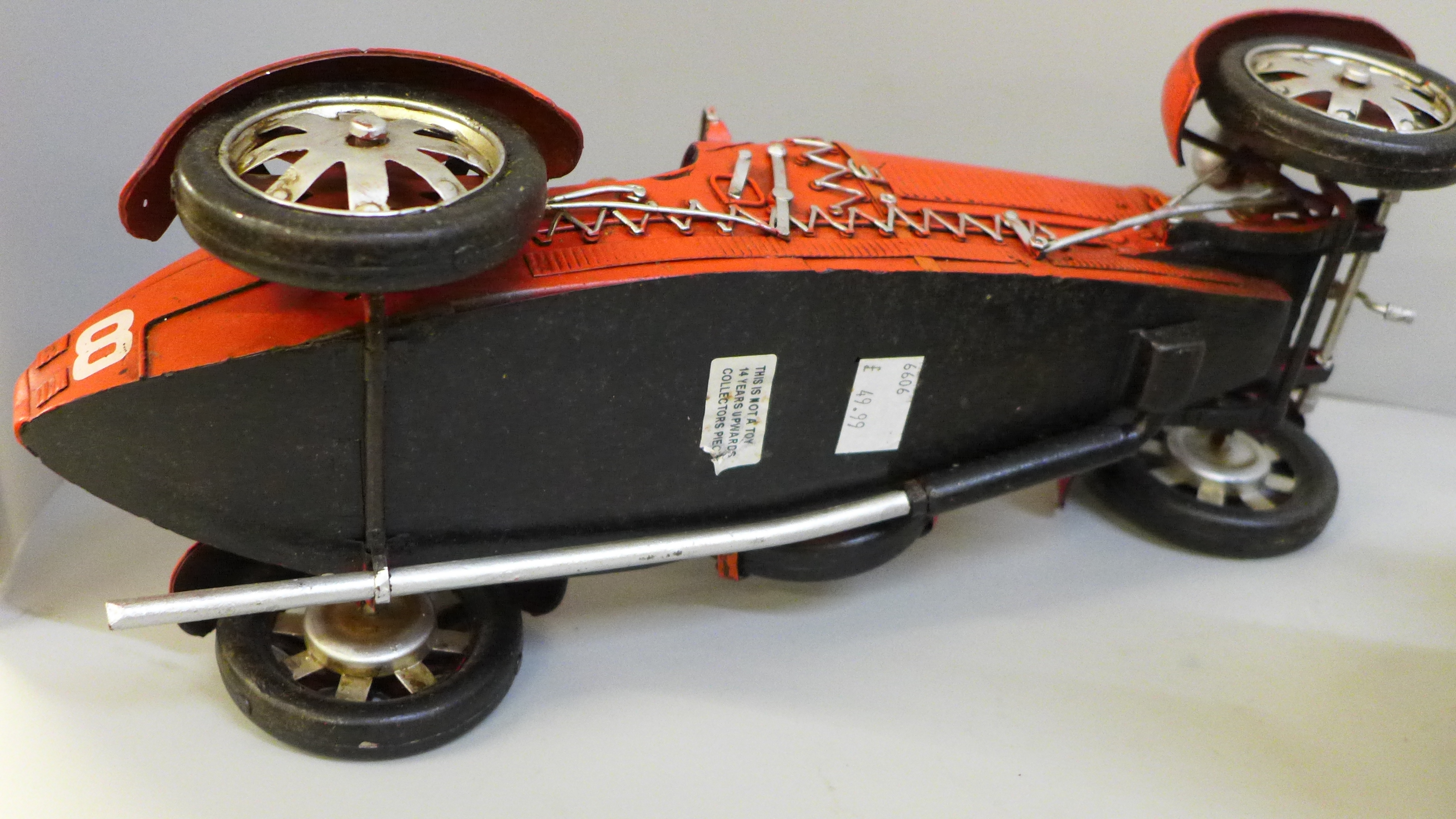 Two modern pressed steel vintage cars - Image 6 of 6