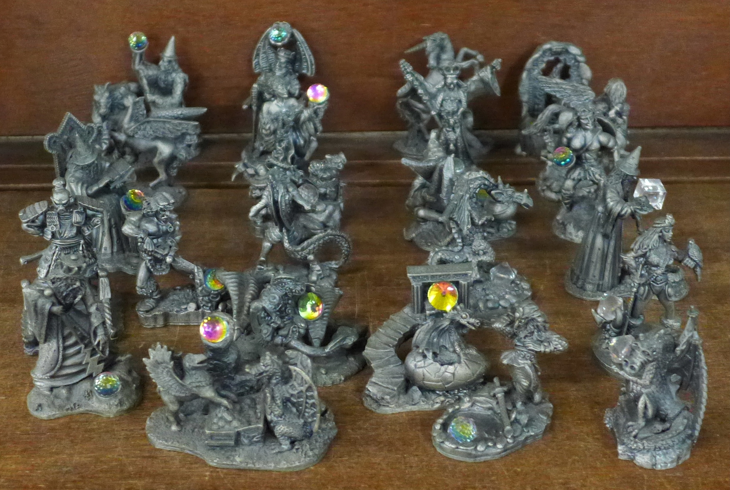 The Magic of The Crystal pewter figures (24)