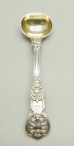 A small silver Queen's pattern sauce ladle, crested, London 1834, 30g, 113mm