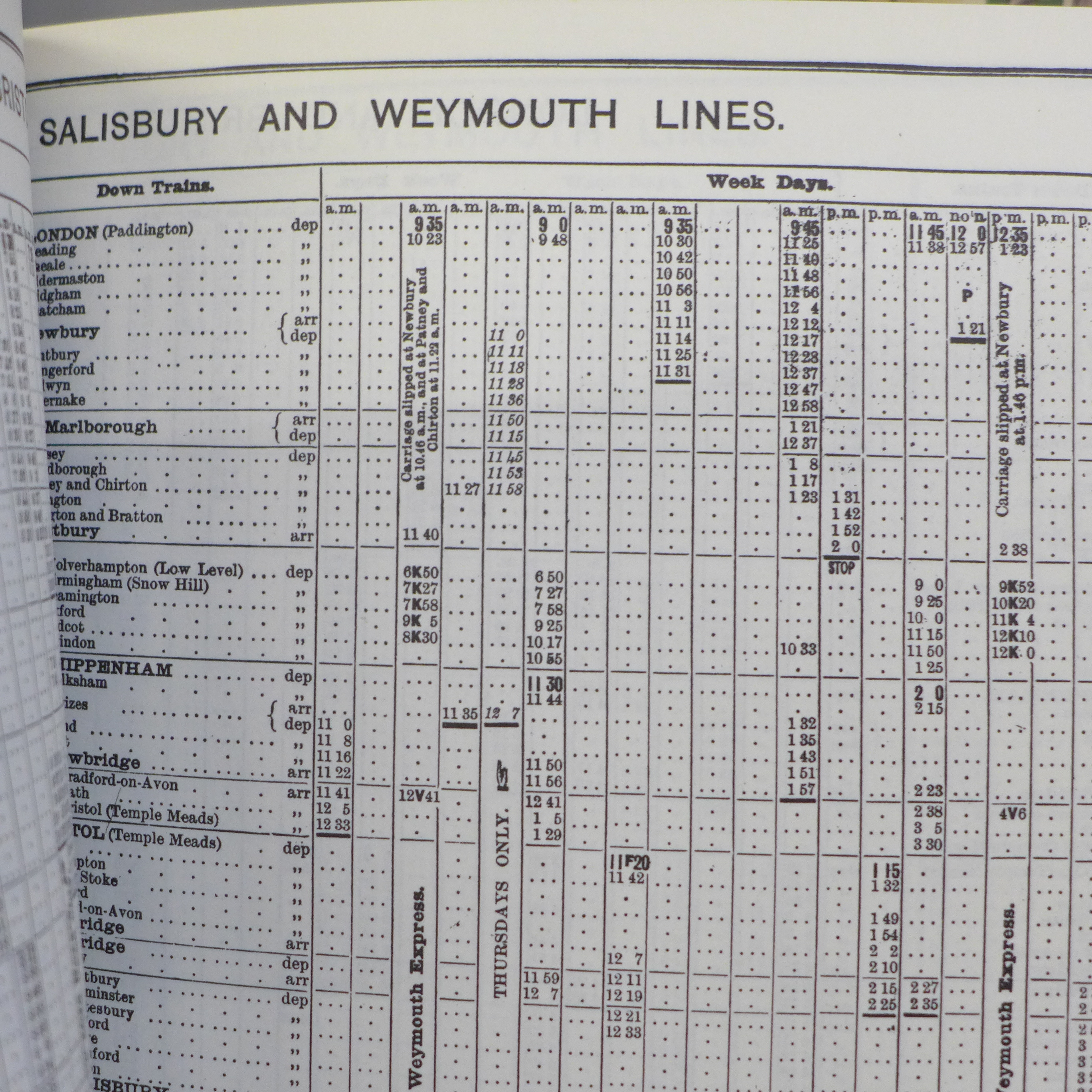 Three 1900s railway timetables including maps, reprinted from originals in the 1960s comprising - Image 3 of 7