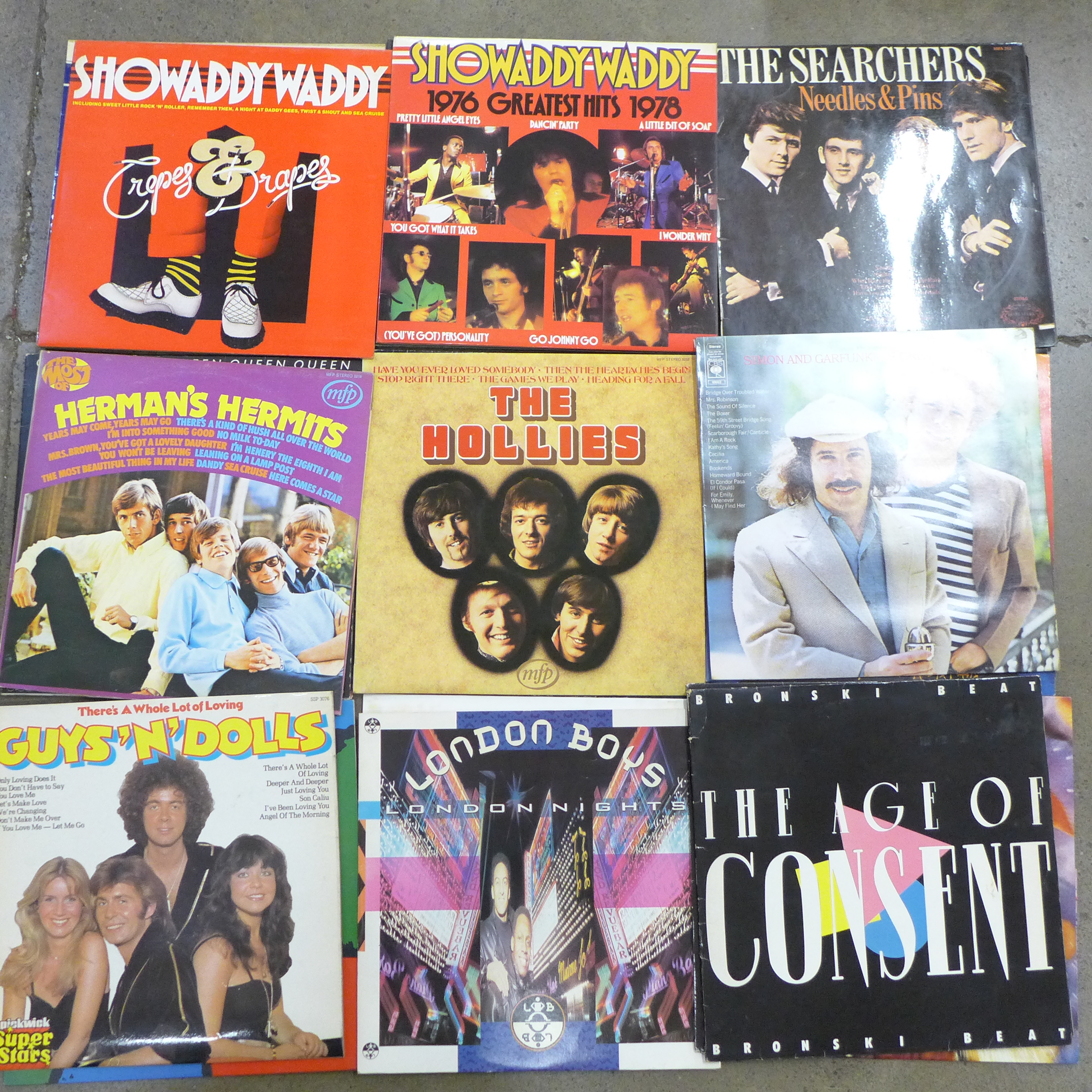 Eighteen LP records, The Beatles, Status Quo, Queen, The Police, Erasure, etc. - Image 2 of 2