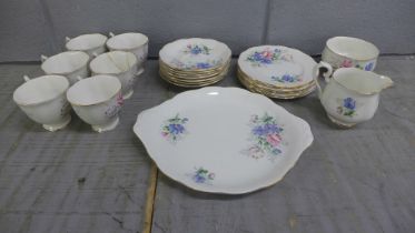 A Royal Albert Friendship sweet pea tea set **PLEASE NOTE THIS LOT IS NOT ELIGIBLE FOR IN-HOUSE