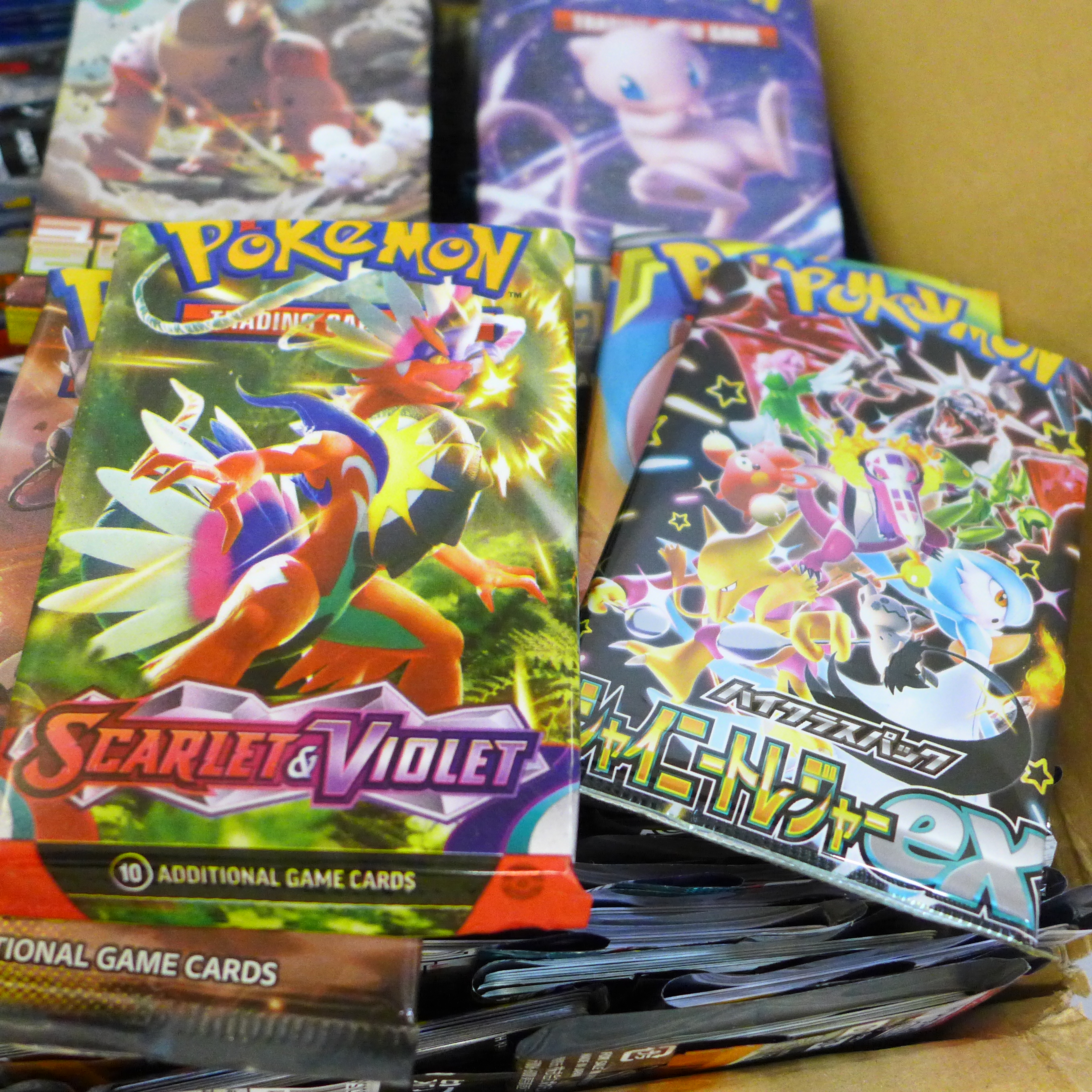 A box of English and Japanese Pokemon Evolutions packs, opened plus Chinese and Korean - Image 5 of 7