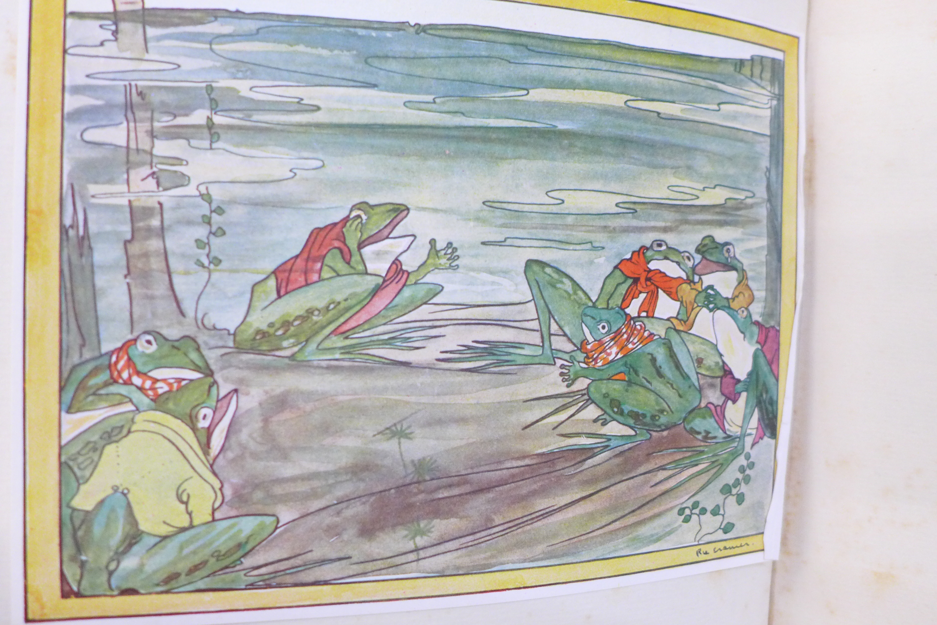 A child's nursery rhyme book, Little Dutch Nursery Songs from Holland, other books and six prints of - Image 10 of 11