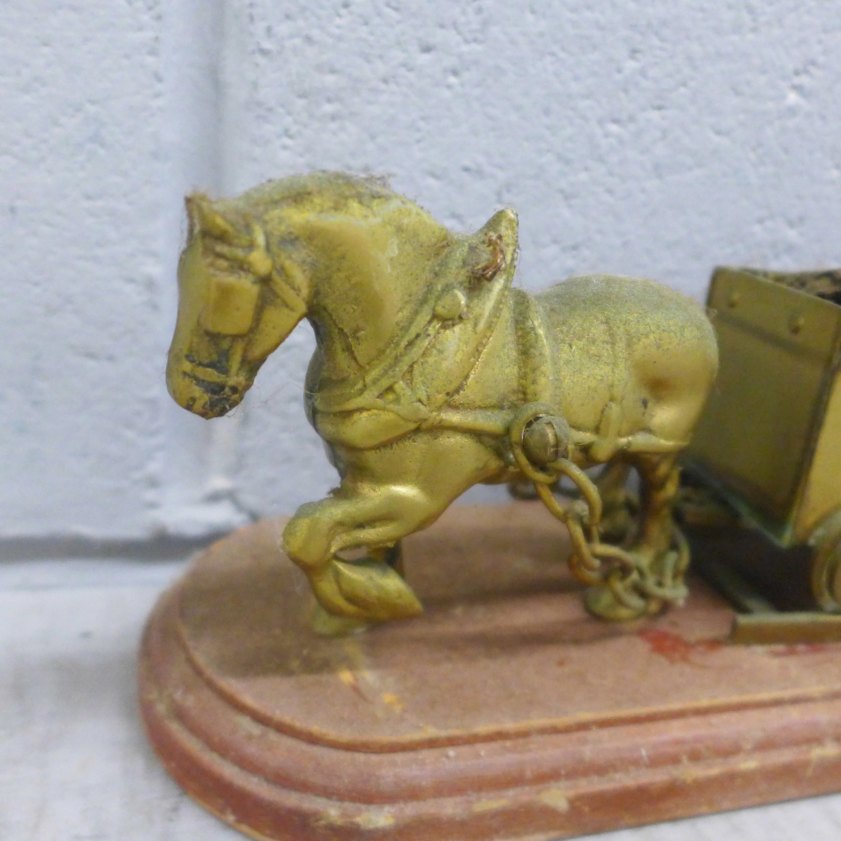 Mixed brass models including rocket, coal mining and blacksmith **PLEASE NOTE THIS LOT IS NOT - Image 20 of 24