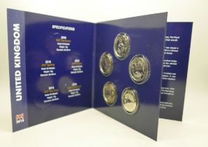 A 2018 Royal Air Force £2 coin collection, uncirculated and sealed