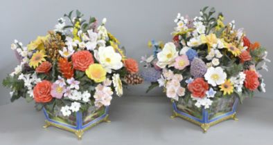 Thomas Kinkade, Fifty States Flower Bouquet x2, limited edition, produced by Bradex **PLEASE NOTE