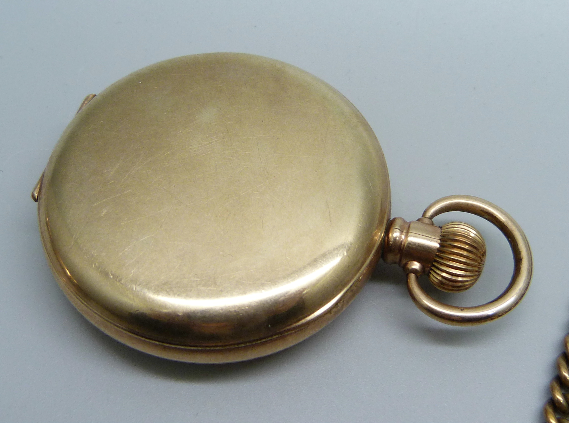 Two Waltham gold plated pocket watches both with 10 Year Star cases including a full hunter with - Image 5 of 6