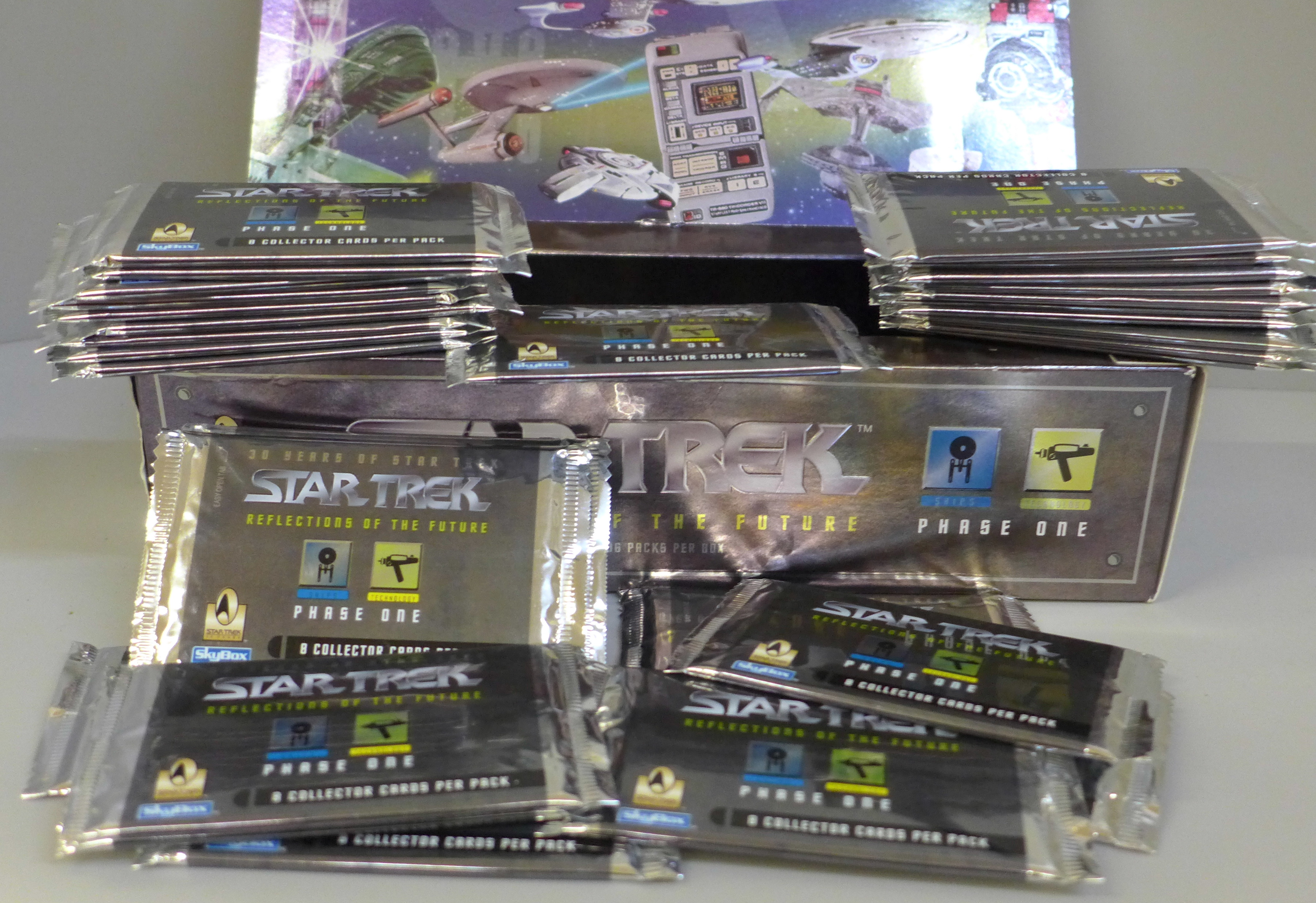 Thirty-five sealed packs of Star Trek Reflections of the Future Phase One cards - Image 2 of 2