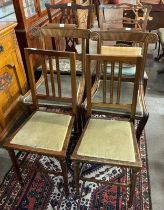 Six assorted 19th Century chairs