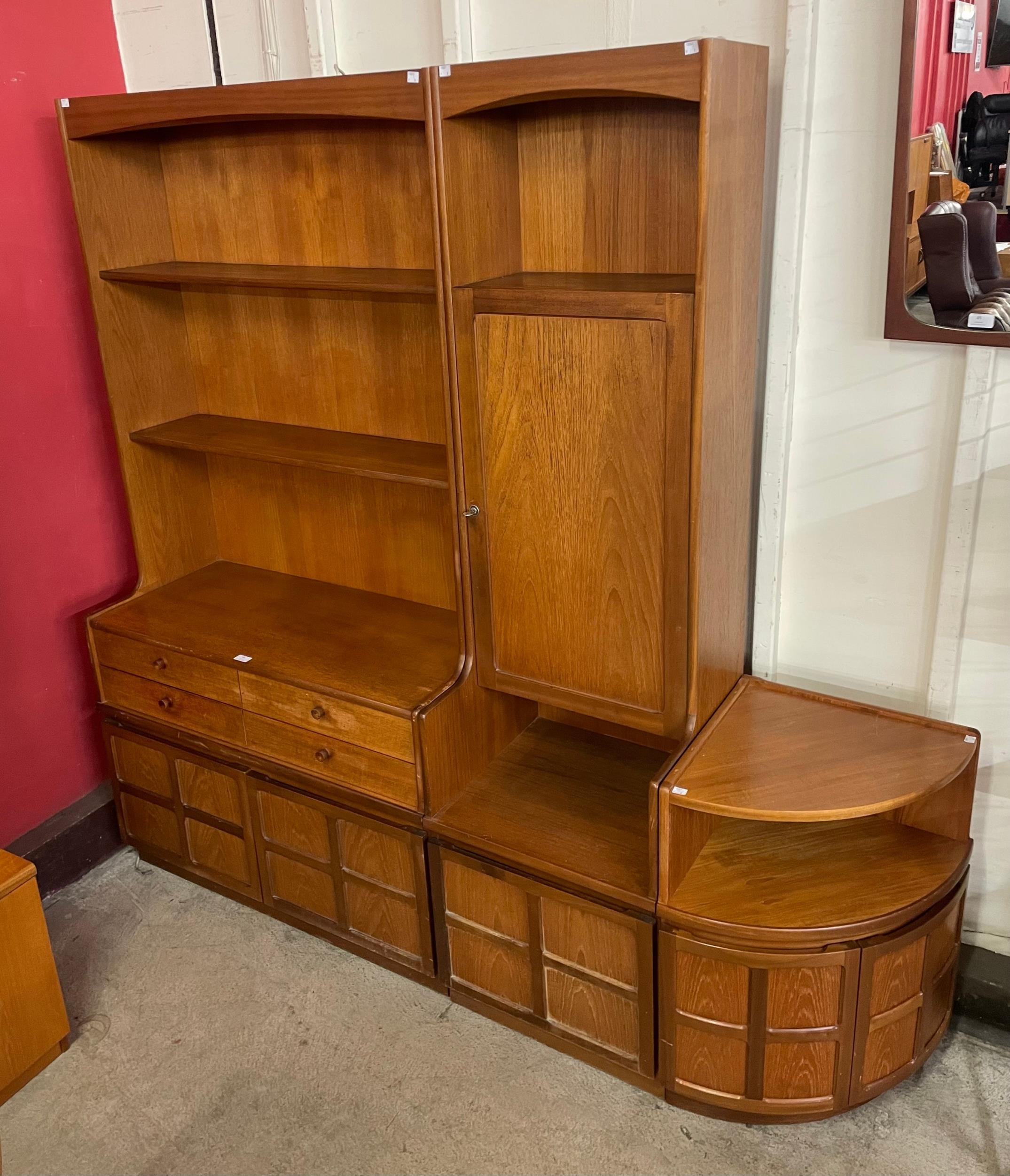 A Nathan teak wall unit - Image 2 of 2