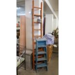 Three ladders