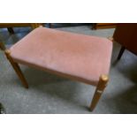 A Danish teak stool