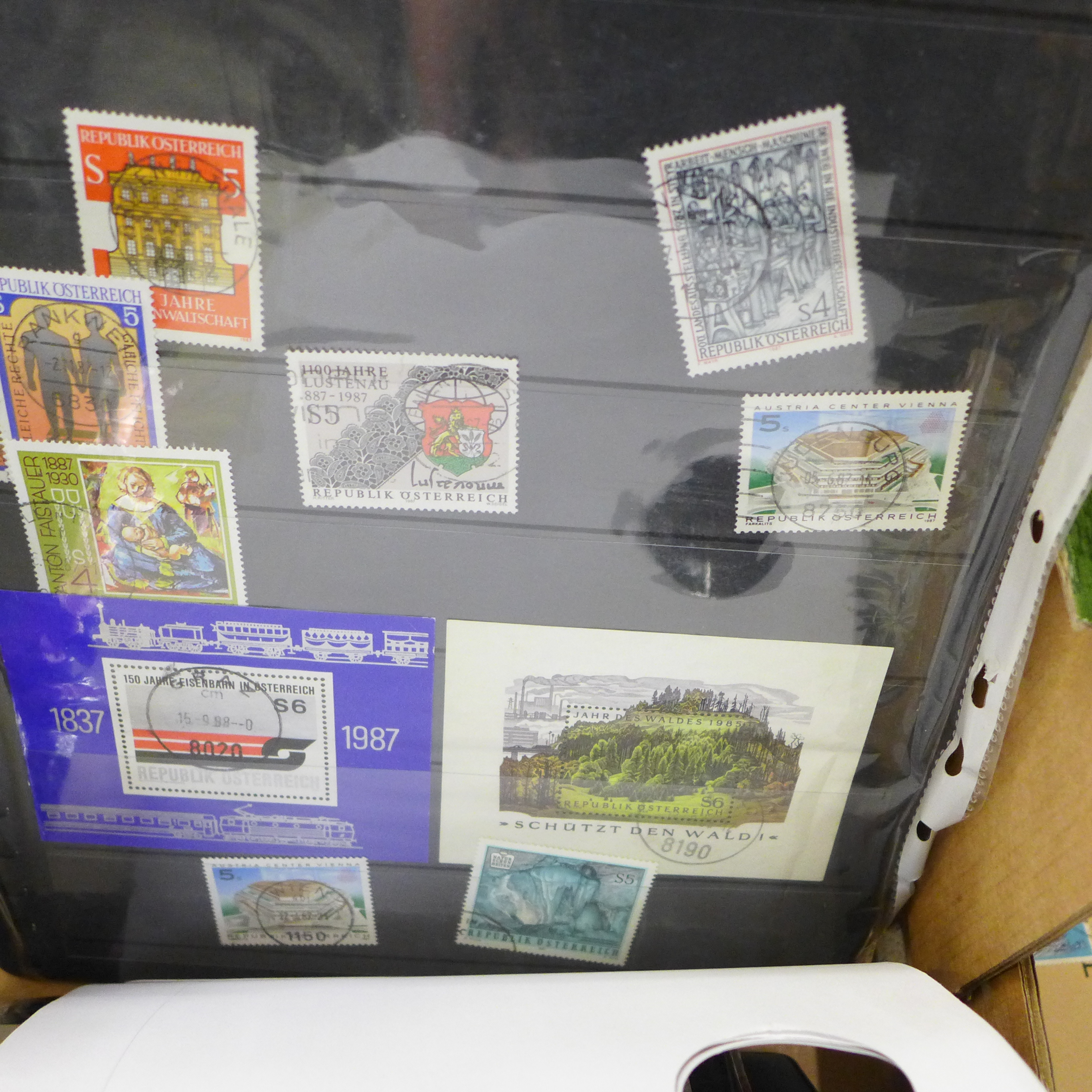 Stamps; a box of stamps, covers, etc. - Image 10 of 11