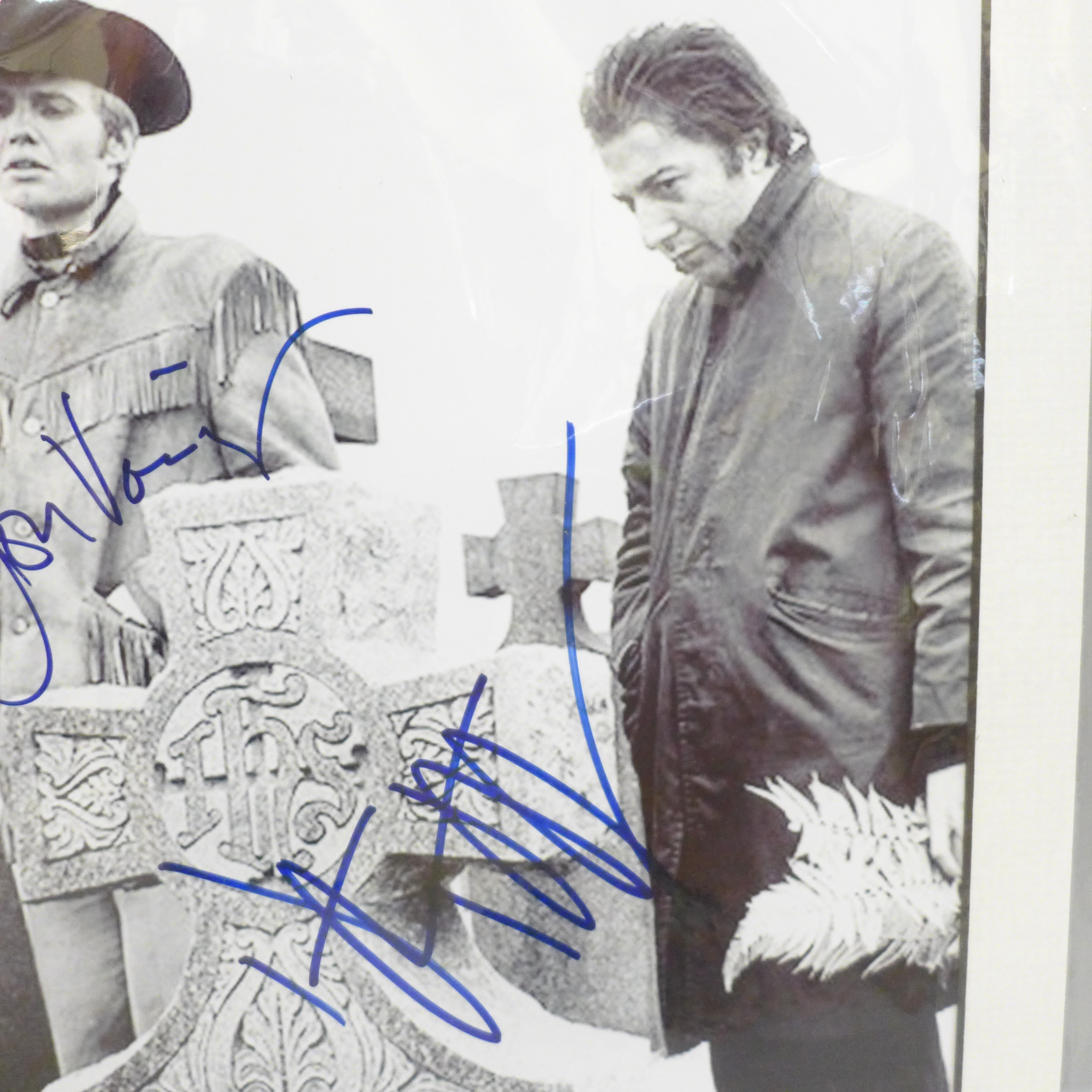 A Dustin Hoffman and John Voigt, Midnight Cowboy autographed photograph with Rutland Antiques - Image 3 of 4