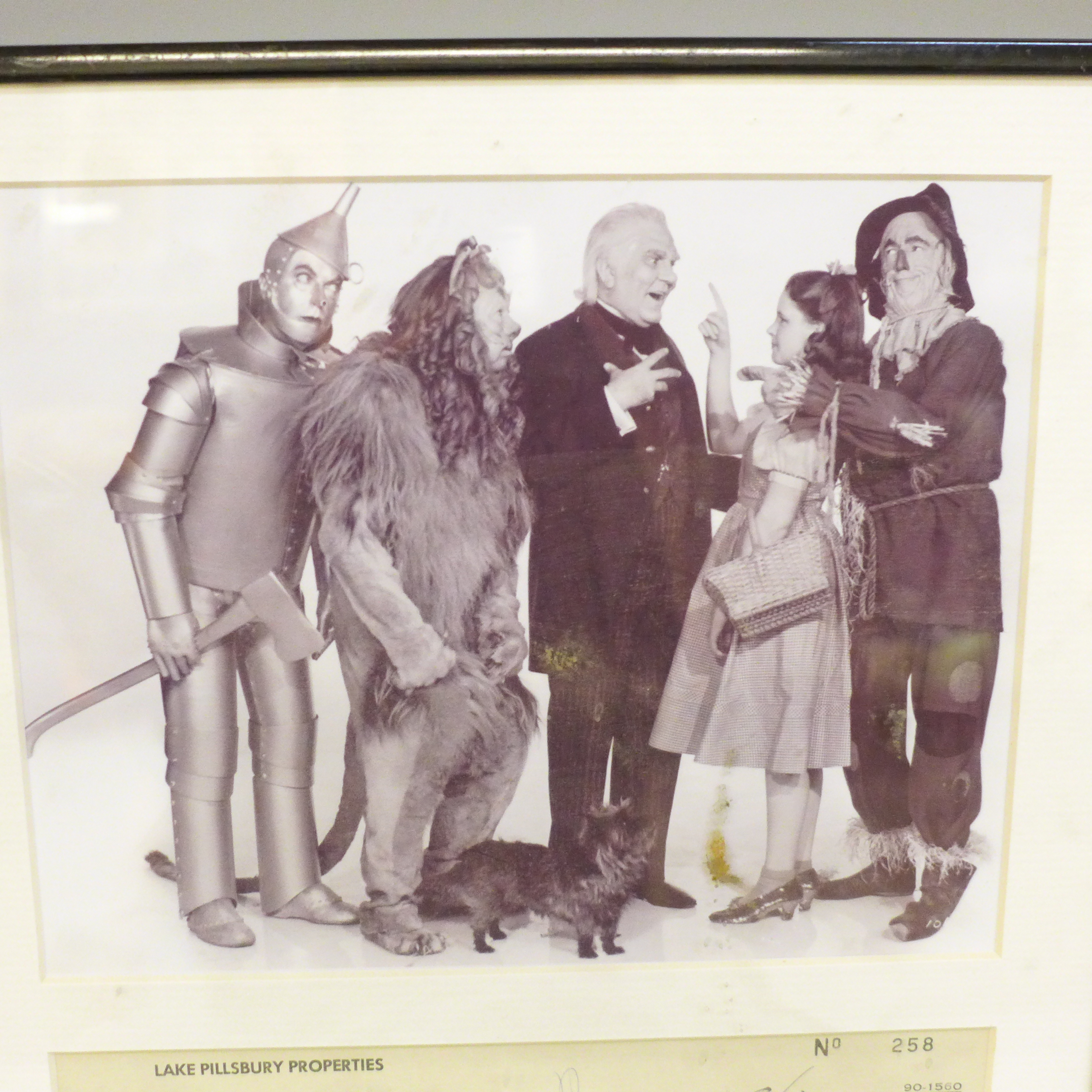 A Jack Haley (Wizard of Oz) autograph cheque and photograph display with Rutland Autographs AFTAL - Bild 2 aus 4