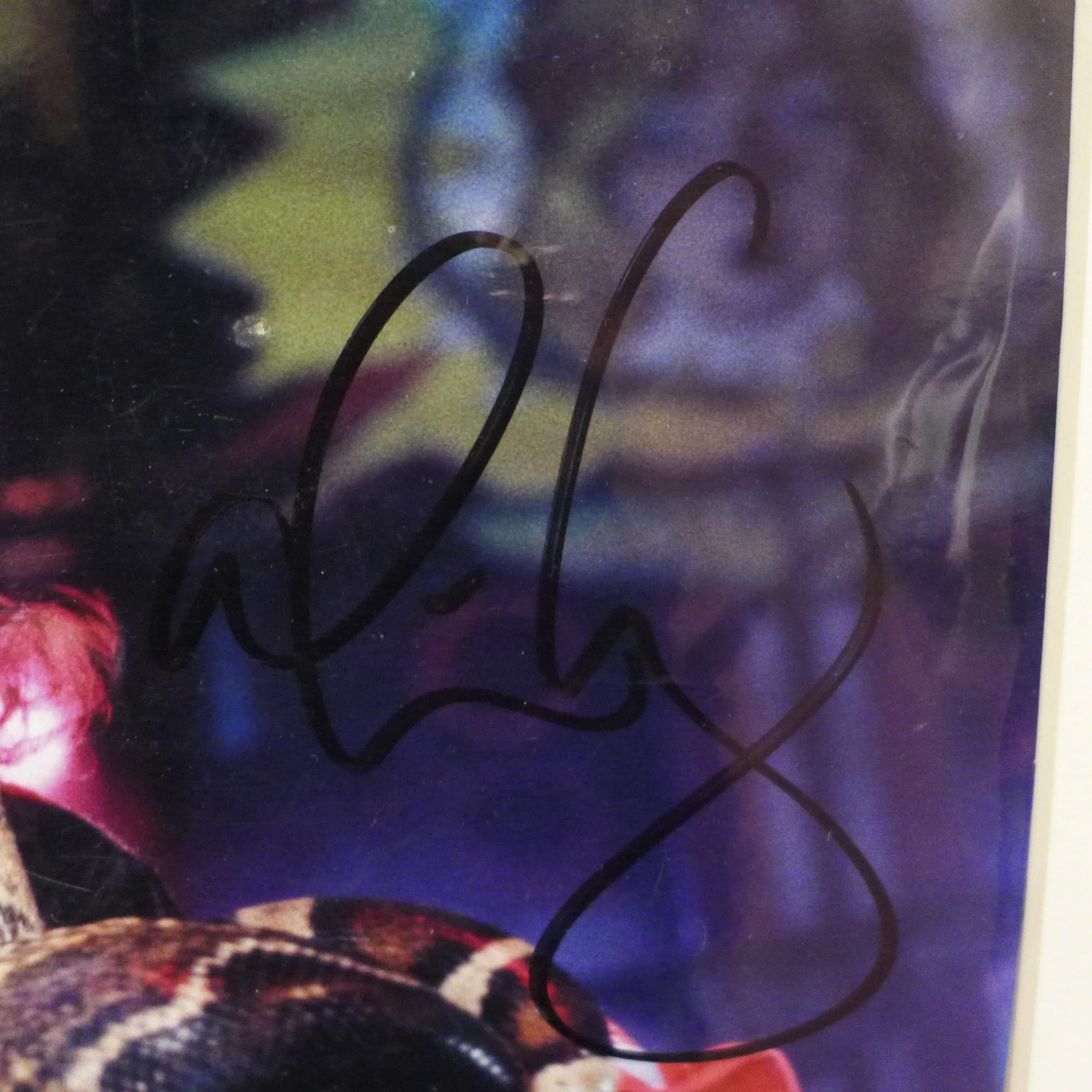 An Alice Cooper signed photograph with A Sign of the Times AFTAL registered C.O.A. - Image 2 of 3