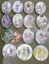 Flower Fairy collectors plates; two Villeroy & Boch, two Wedgwood, one Border and ten Royal