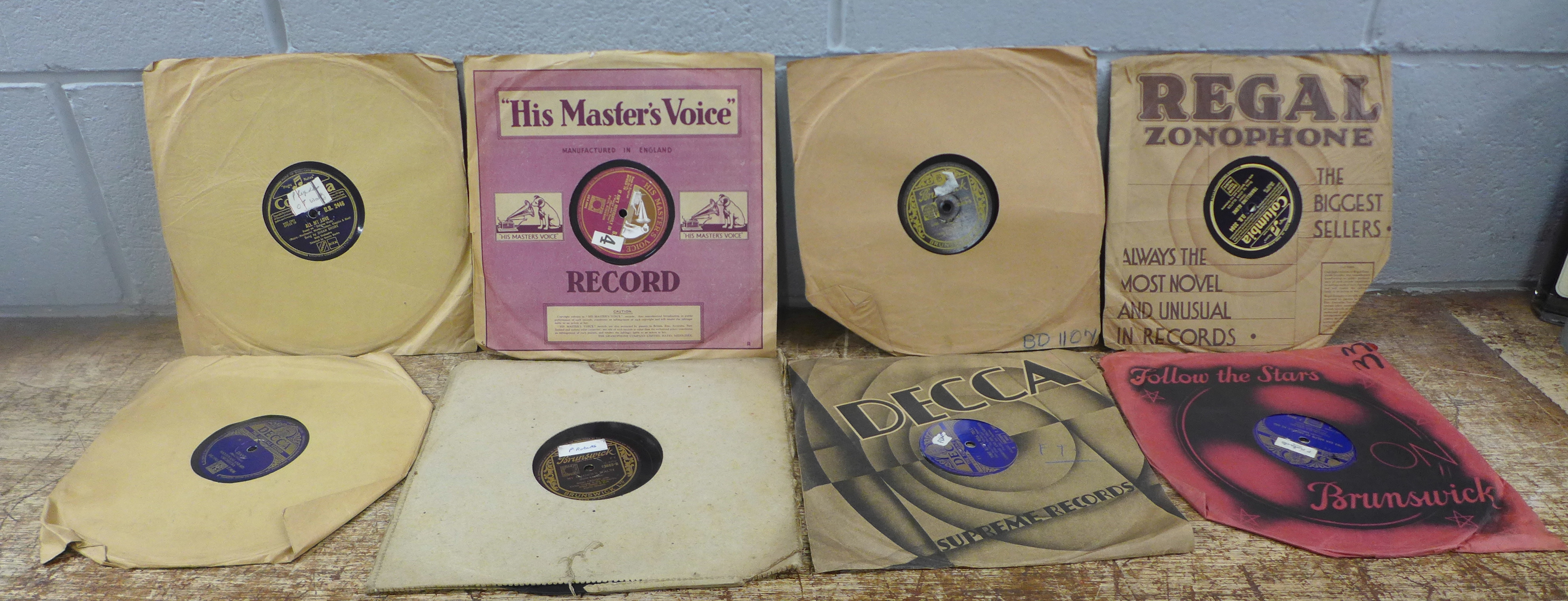 A collection of 1980s LP records and a box of 78rpm records **PLEASE NOTE THIS LOT IS NOT ELIGIBLE - Image 4 of 4