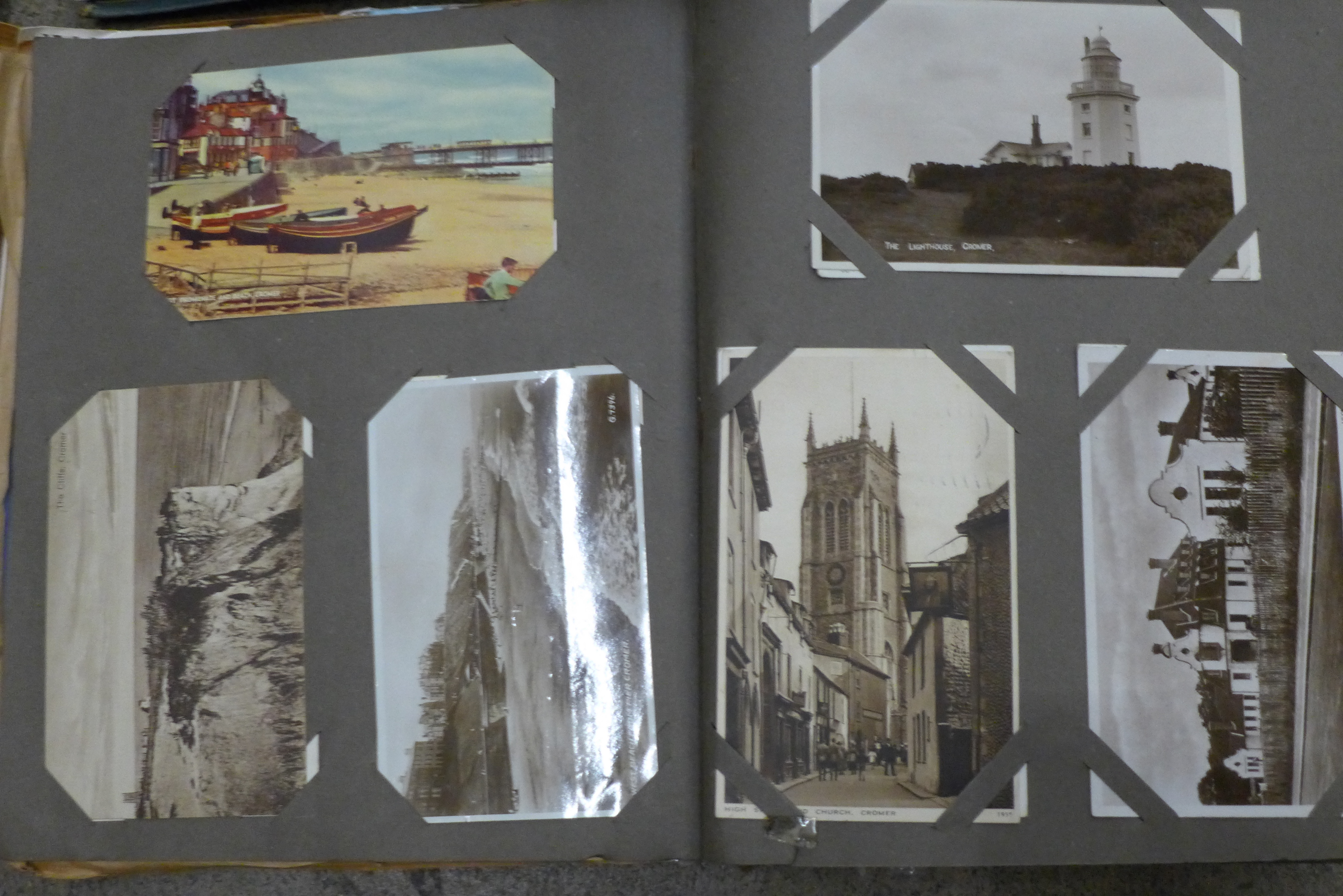 A collection of postcards, all 20th Century onwards including two albums and other loose cards and - Image 6 of 13