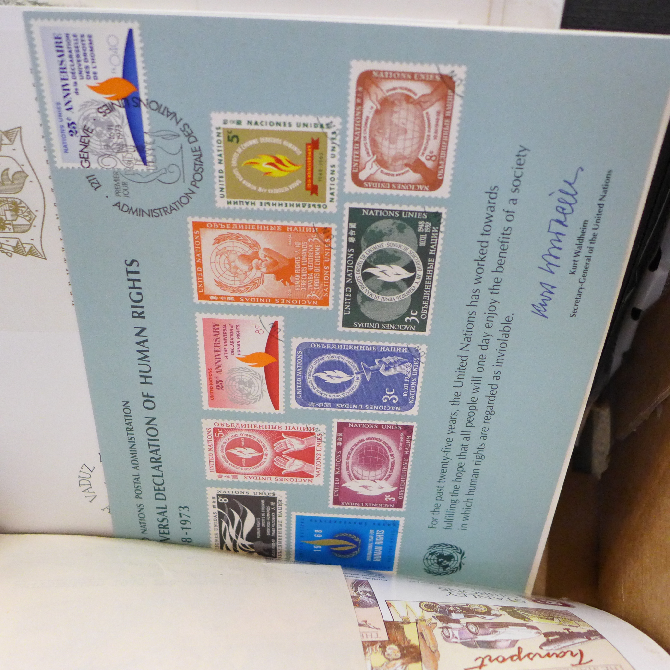 Stamps; a box of stamps, covers, etc. - Image 7 of 11