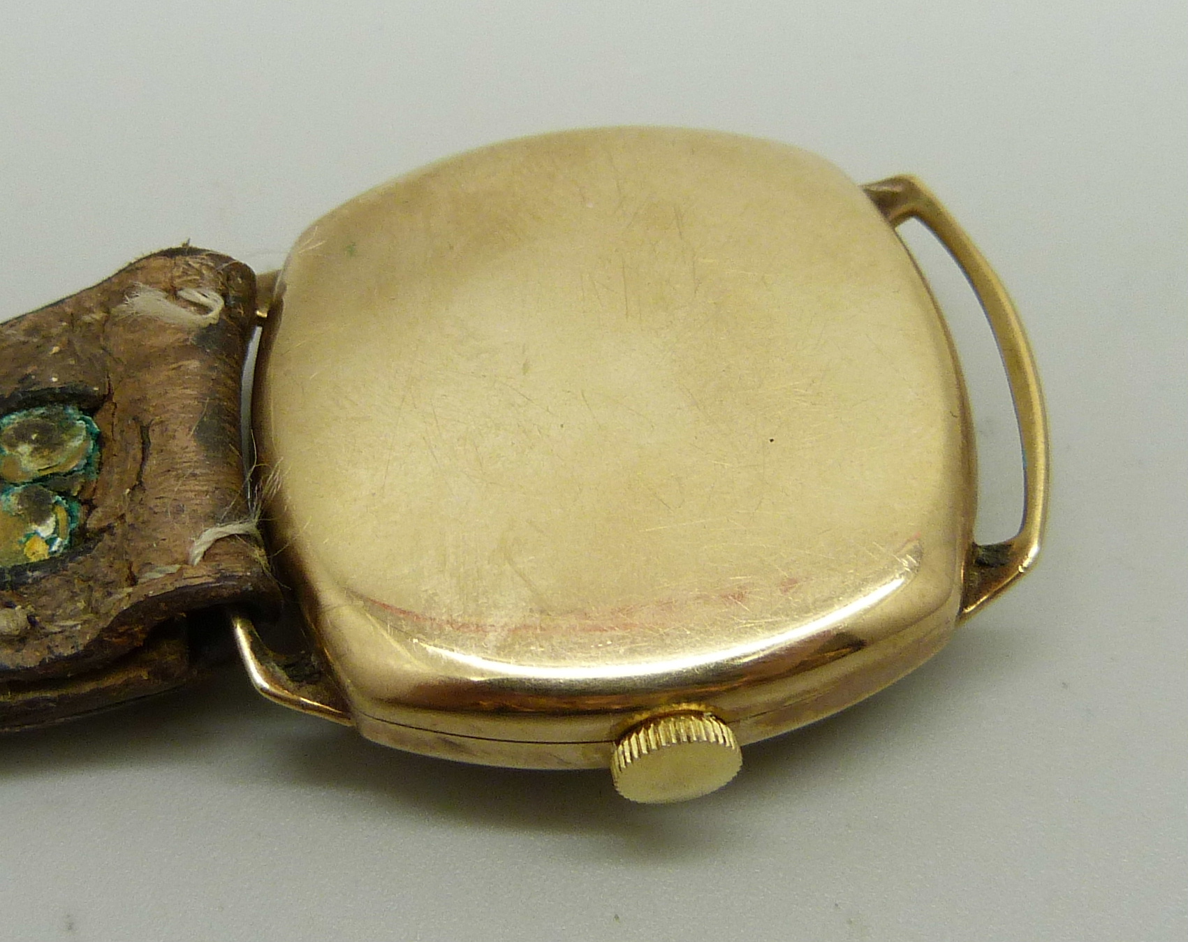 A J.W. Benson gentleman's 9ct gold cased wristwatch with original purchase receipt dated 1961 and - Bild 4 aus 7