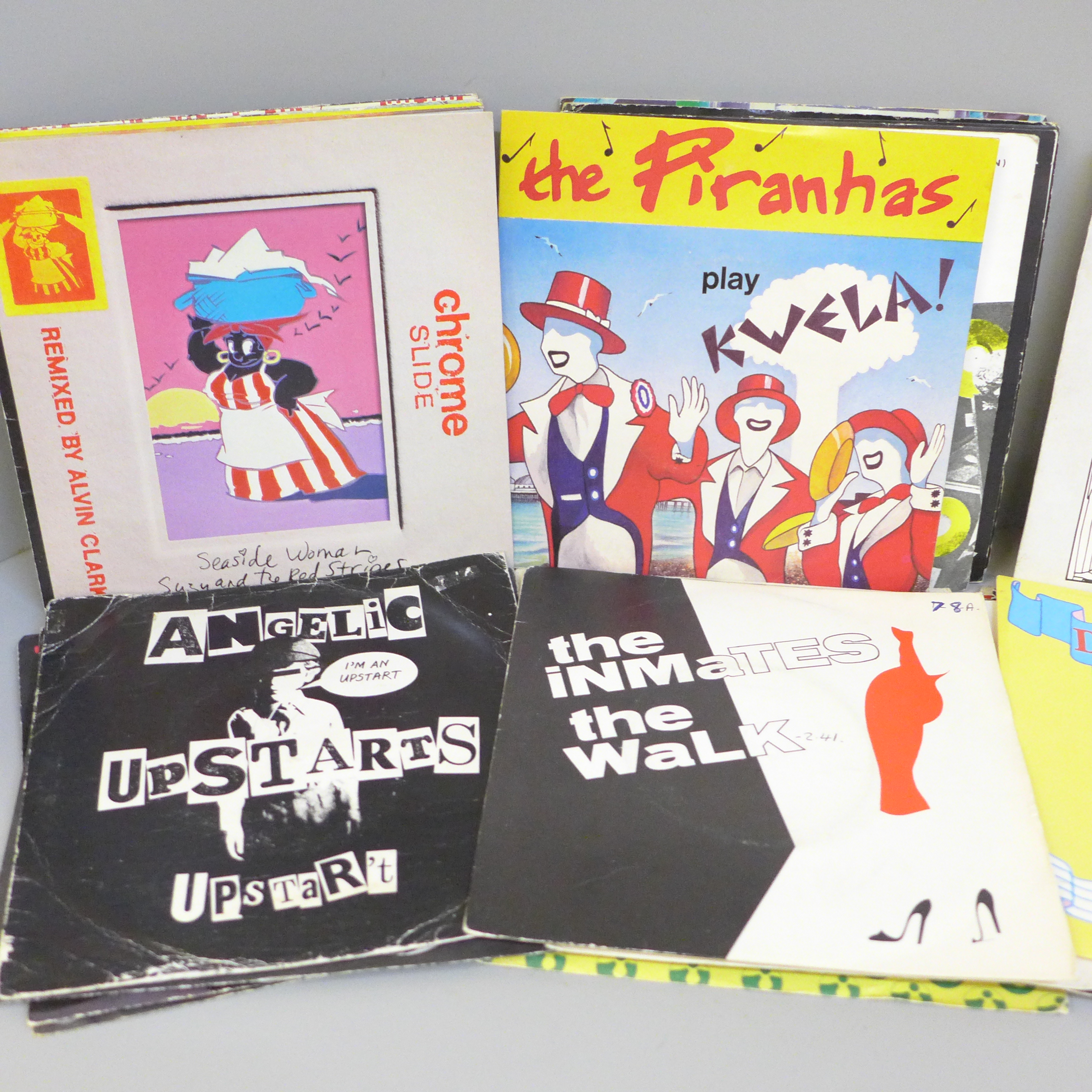 Twenty-seven vinyl 7" singles including Sex Pistols, The Damned, Banned, The Stranglers - Image 4 of 4